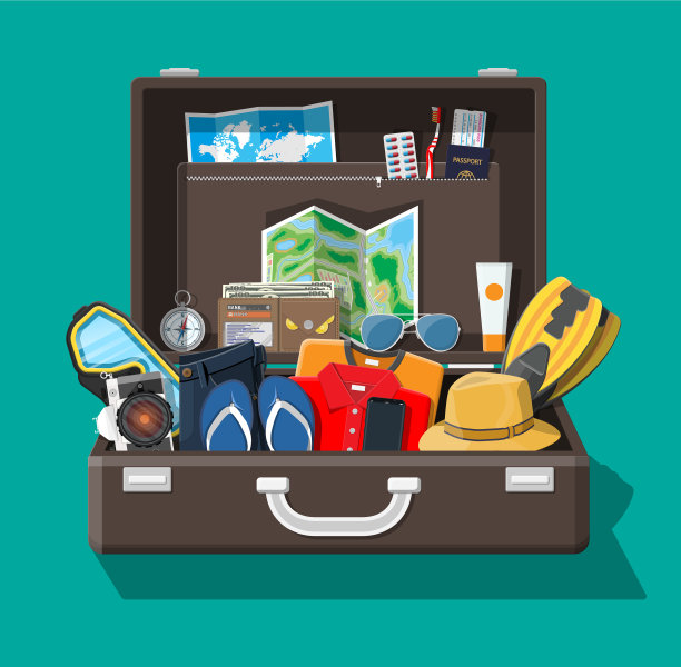 大旅游集暑假旅游度假图片下载