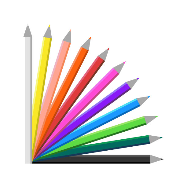 彩色铅笔集图片下载