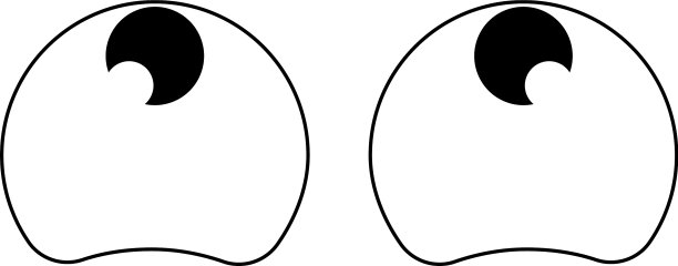 抽象的卡通眼睛图片下载