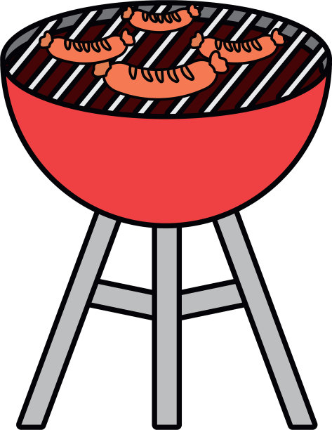 烧烤架图标形象图片下载