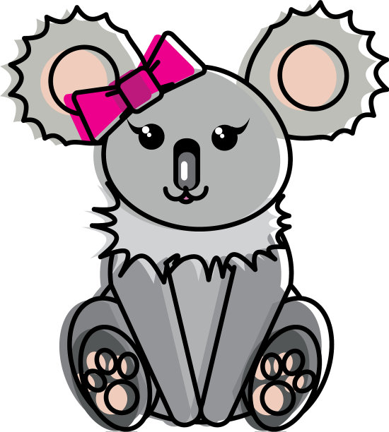 考拉的卡通设计图片下载