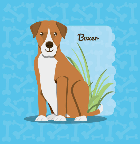 可爱的狗狗设计图片下载