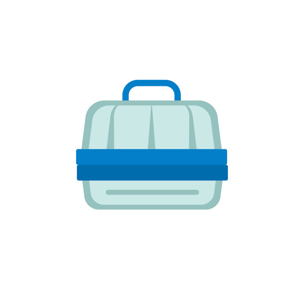 宠物载波线图标图片下载