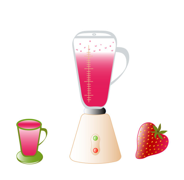 搅拌机的鸡尾酒图片下载