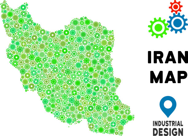 伊朗地图马赛克图片下载