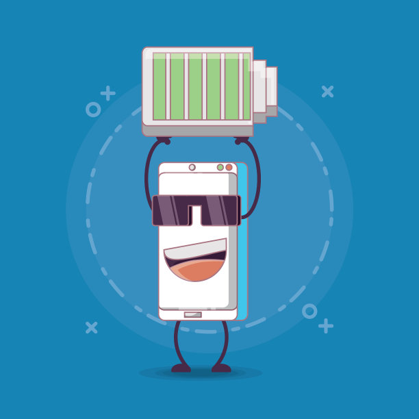 卡通智能手机设计图片下载