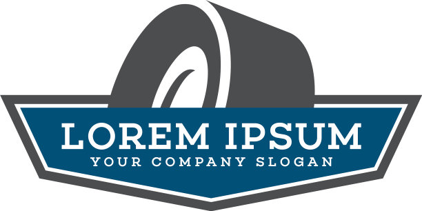 汽车轮胎标志设计概念模板图片下载