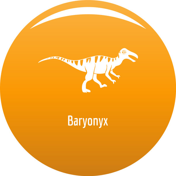 橙色baryonyx图标图片下载