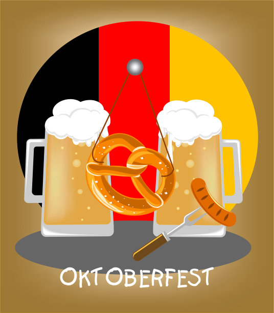 一张德国假日啤酒节的照片图片下载