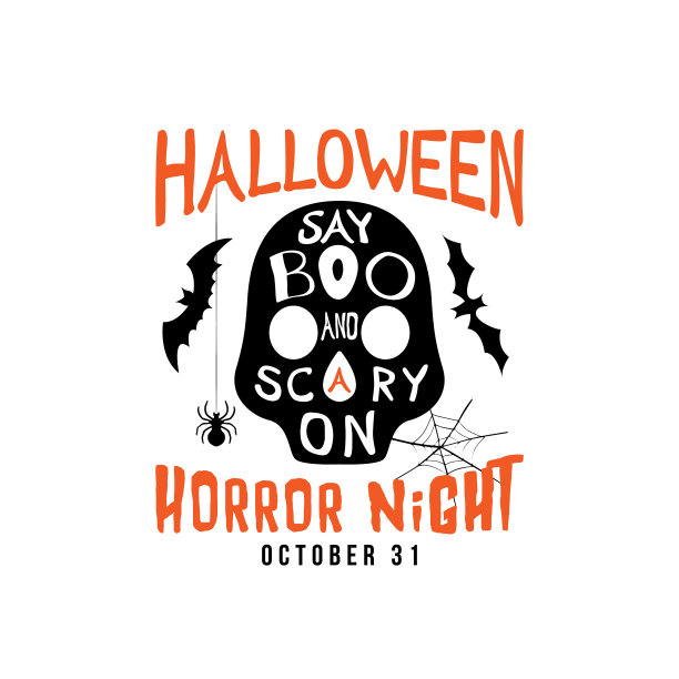 万圣节派对宣传单设计图片下载