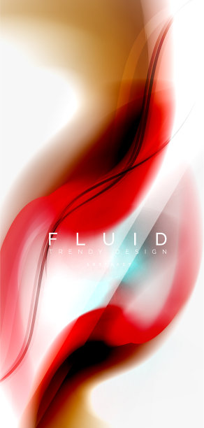 混合液体颜色流动抽象背景图片下载