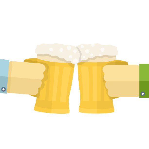 手捧大杯干杯图片下载