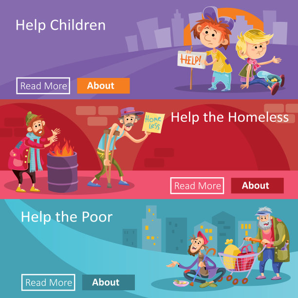 帮助无家可归者和穷人图片下载
