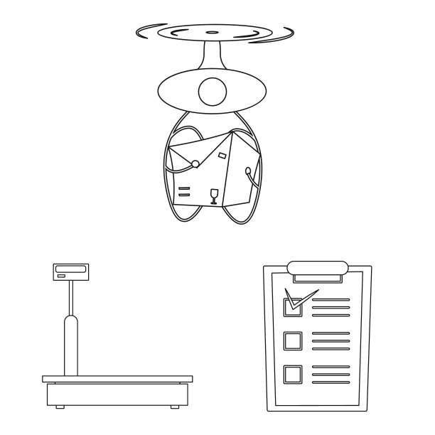 货物及货物标志的设计图片下载