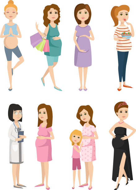 怀孕母性是人们的期望观念图片下载