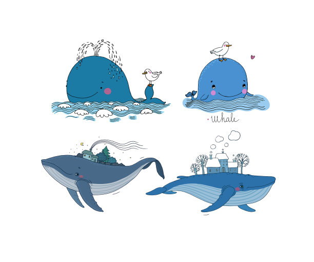 一大群鲸鱼图片下载