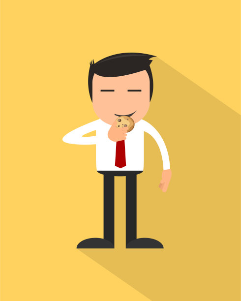 一个人在吃饼干图片下载