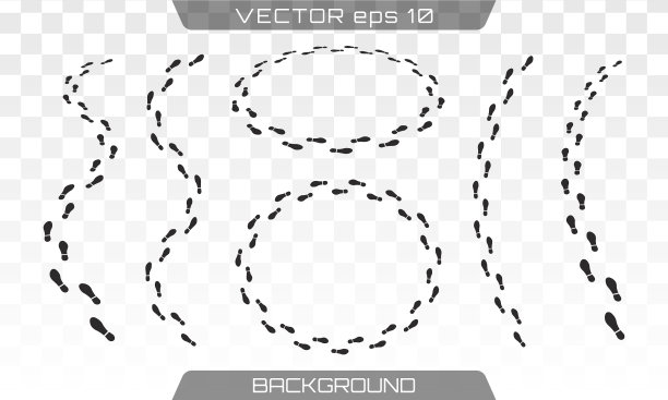 鞋子痕迹集合图片下载