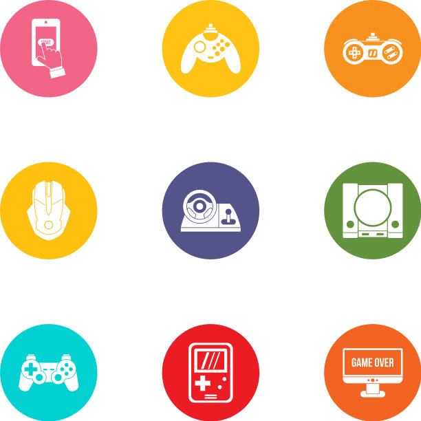 游戏图标设置为平面风格图片下载