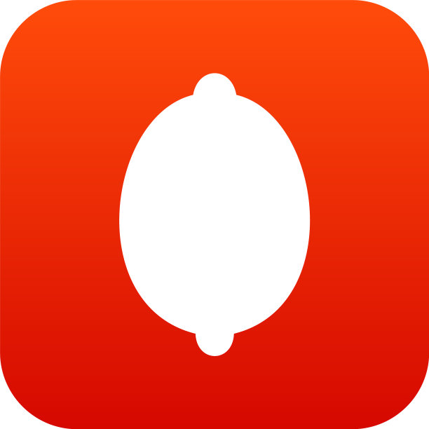 柠檬图标数字红图片下载