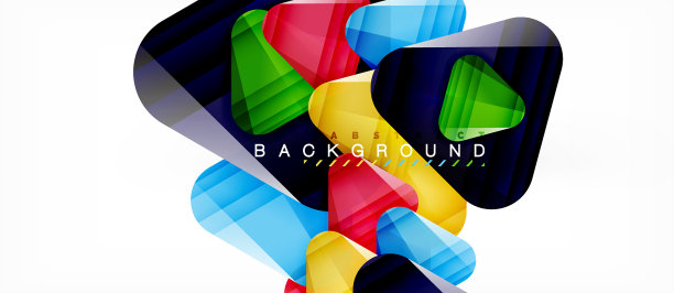 玻璃三角形现代几何构成图片下载