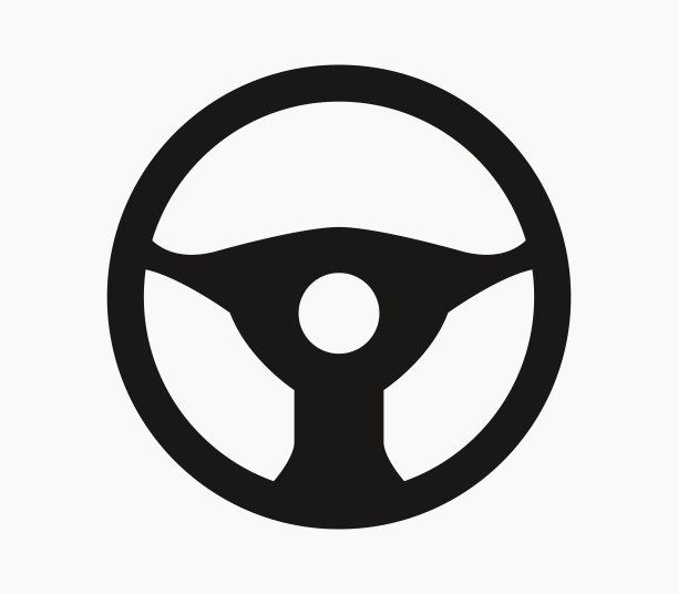 汽车方向盘图标图片下载