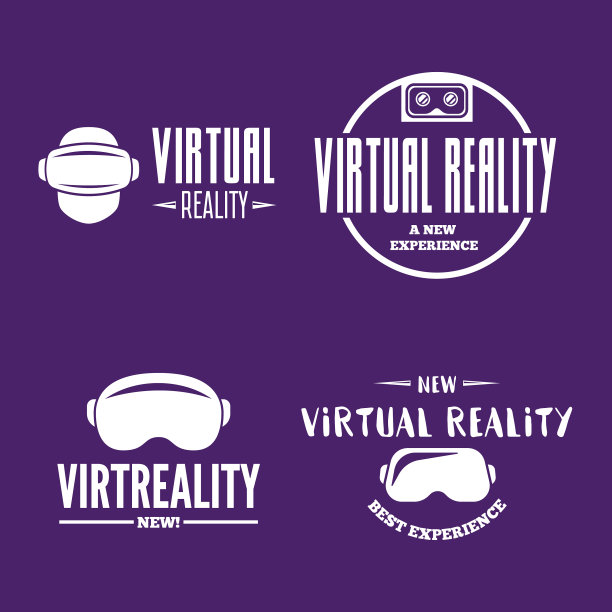 隔离虚拟现实头盔标志型设置虚拟现实图片下载