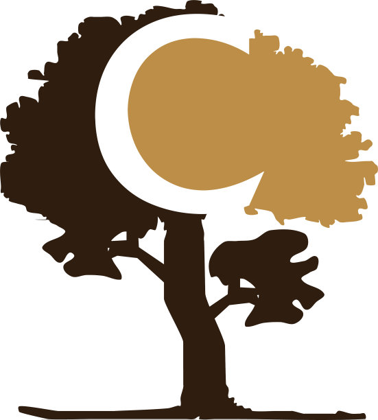 树字母c图片下载