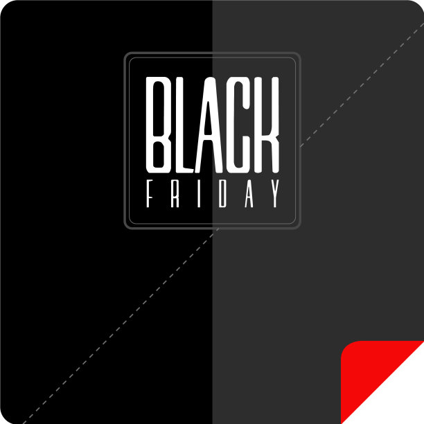 孤立的黑色星期五标签图片下载