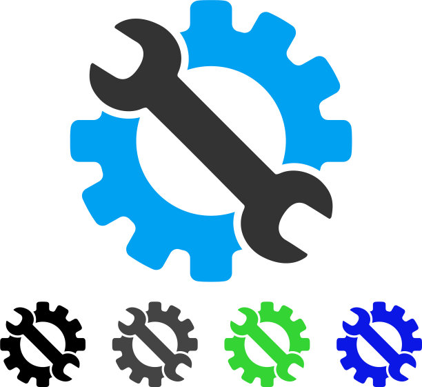 服务工具平面图标图片下载