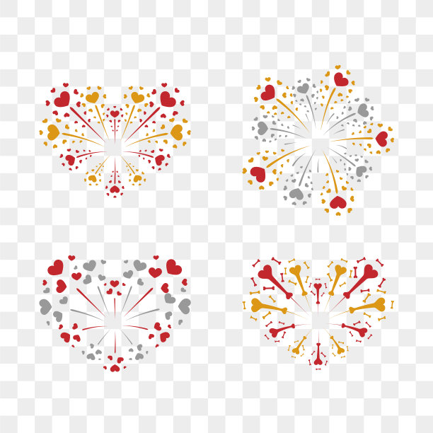 美丽的烟花放飞心灵浪漫的礼炮图片下载