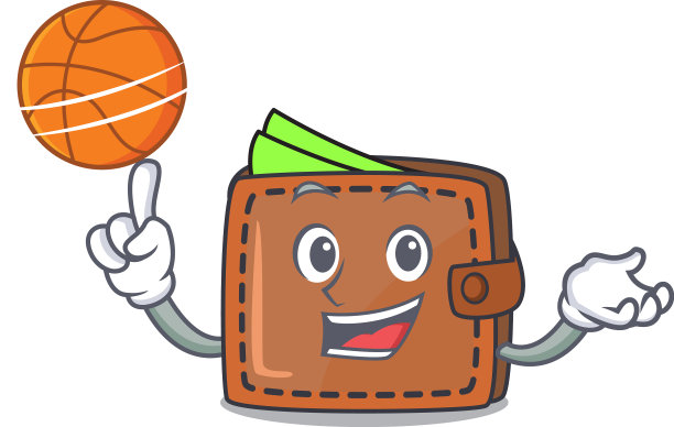 用篮球皮夹人物卡通风格图片下载