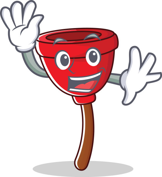 挥柱塞人物卡通风格图片下载