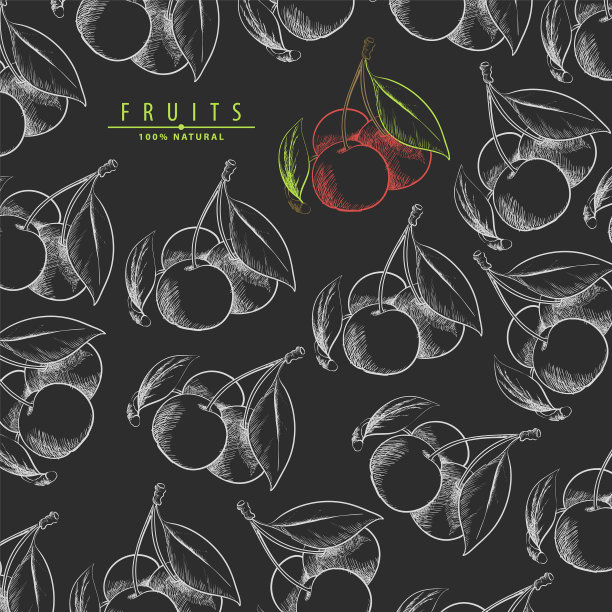 新鲜的甜樱桃图片下载