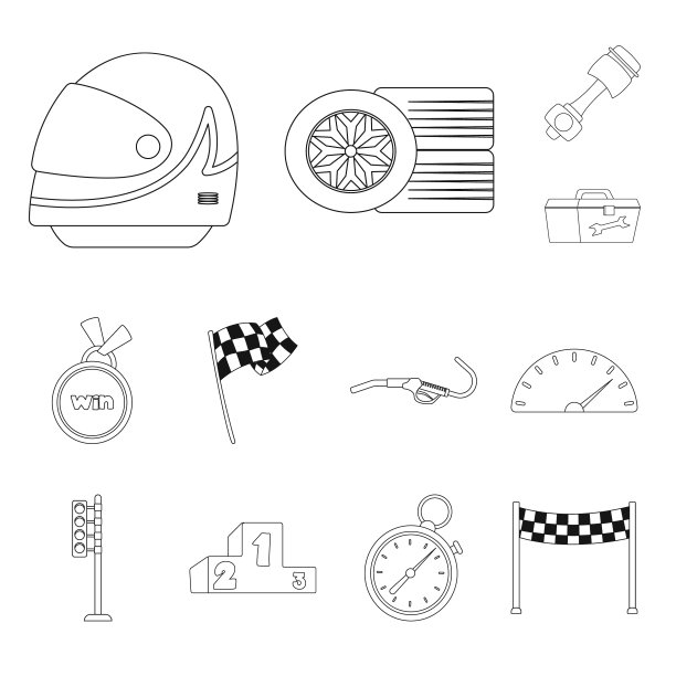 汽车和拉力赛图标图片下载