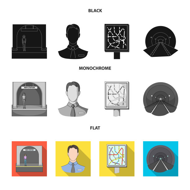 机制，电力运输和其他网络图标图片下载