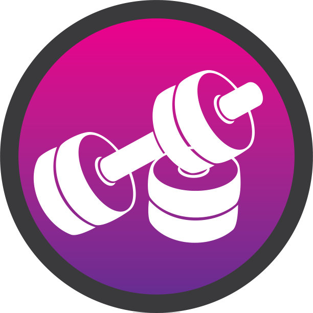 框架与彩色背景与剪影设置图片下载