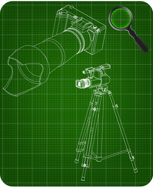 绿色3d上的摄像机图片下载