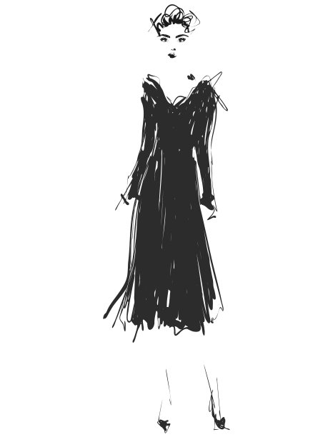 图形与美丽的年轻女孩为模特图片下载