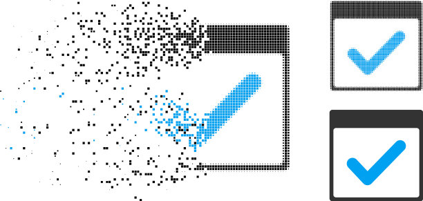 溶解点半色调有效日日历页图片下载