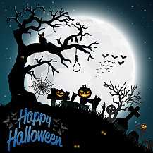 万圣节之夜的背景图片下载