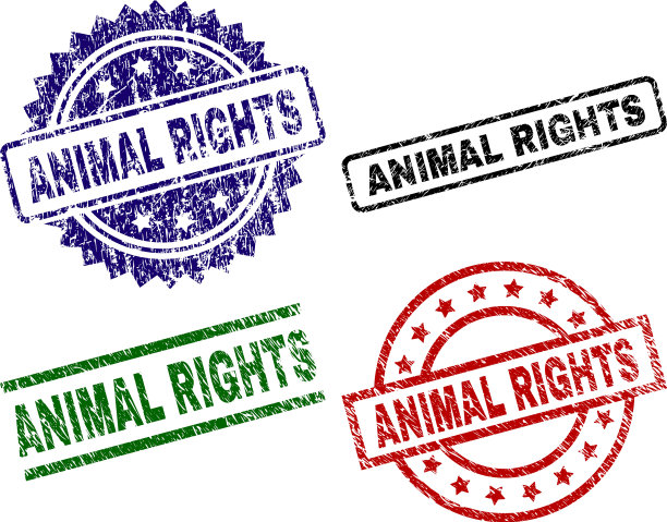 垃圾纹理动物权利印章印章图片下载