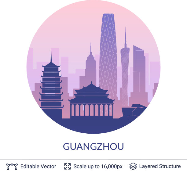 广州著名城市景观图片下载