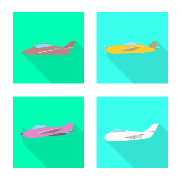 隔离对象旅行和航空标志图片下载