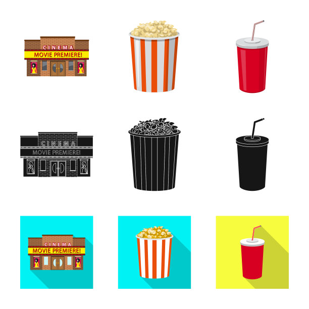 孤立对象电视和拍摄符号图片下载