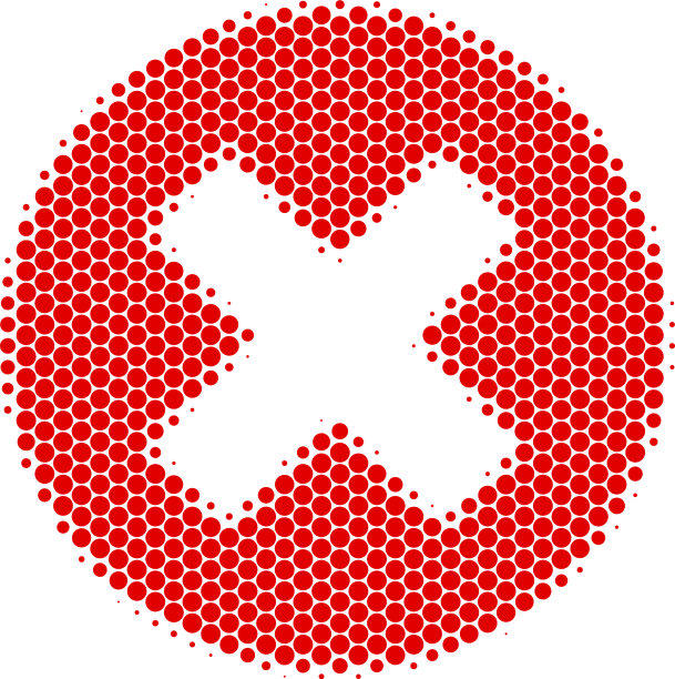 半色调点取消图标图片下载