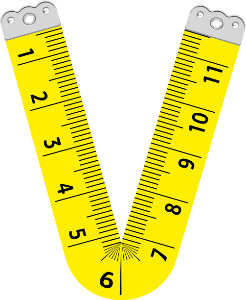 字母v标尺图标卡通风格图片下载