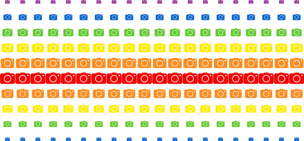 照片相机形状的半色调谱格图片下载