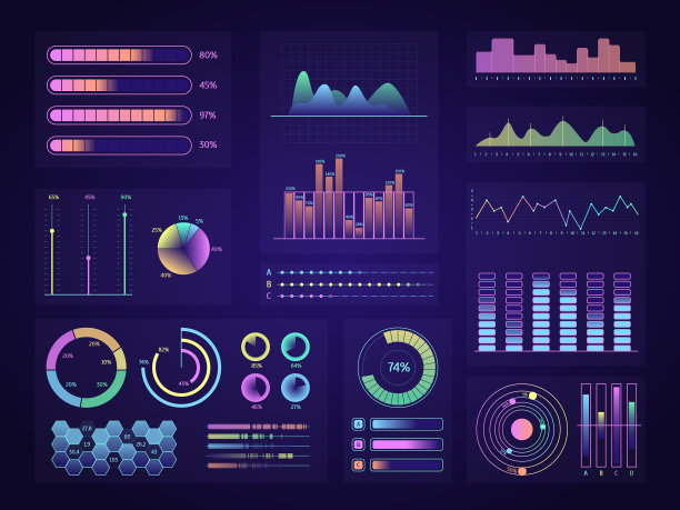 技术图形元素集图片下载