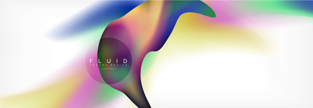 背景抽象全息流体色波图片下载